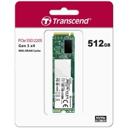 Твердотельный диск 512GB Transcend MTE220S, 3D TLC NAND, M.2, PCI-E 4x [ R/W - 2800/3500 MB/s]
